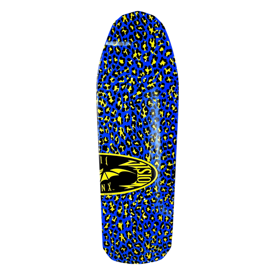 VISION JINX LEOPARD OVAL 10" SKATEBOARD DECK
