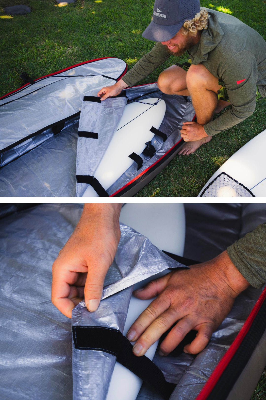 John John Florence 3/2 Board Travel Bag - Coyote - One Revolver Surfboards