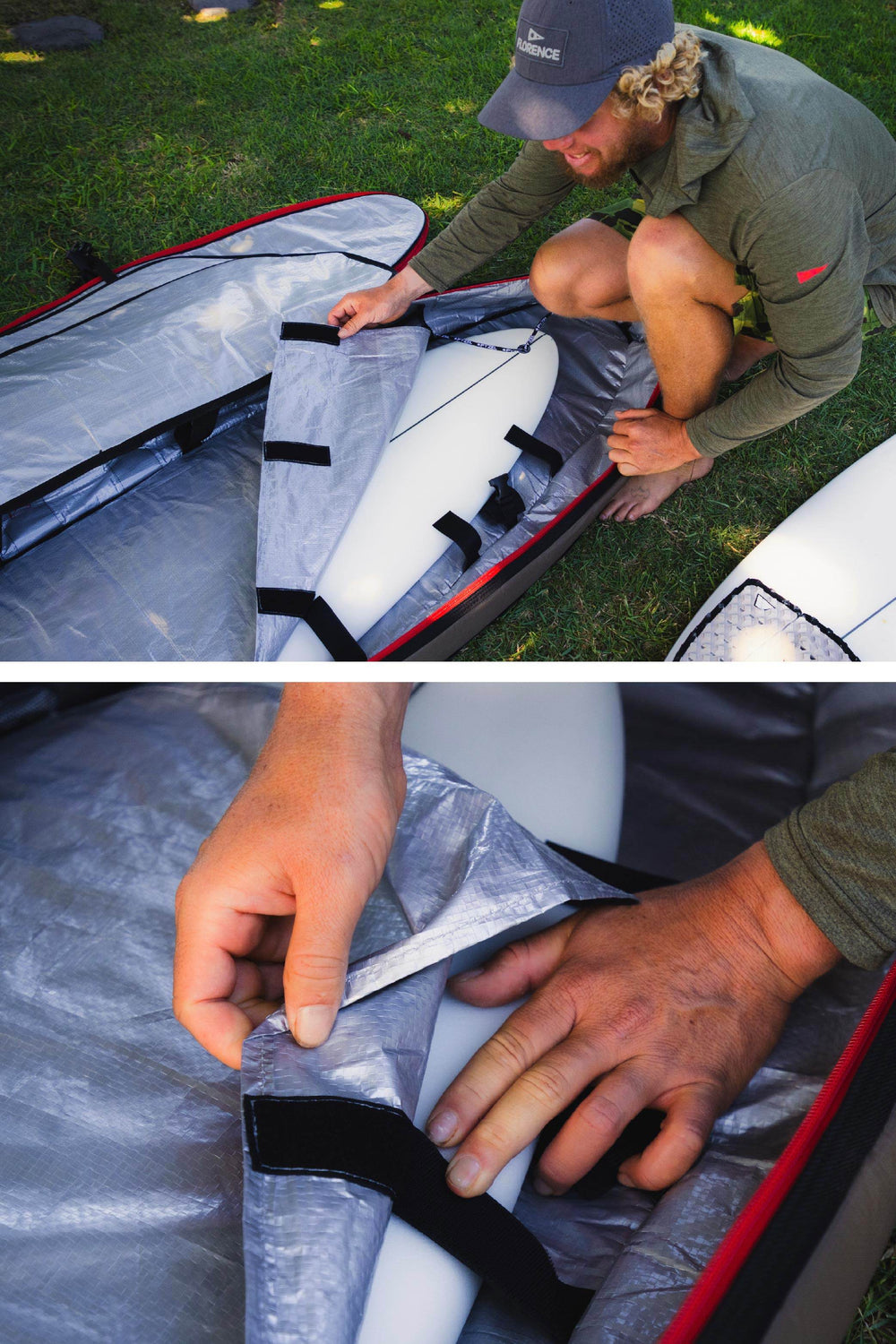 John John Florence 3/2 Board Travel Bag - Coyote - One Revolver Surfboards