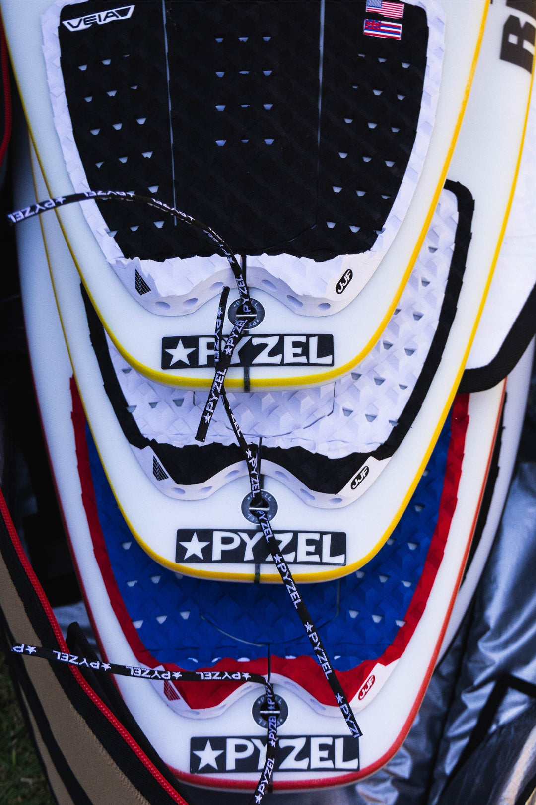 JJF USA Round Tail Pro Pad - USA Red/Blue - One Revolver Surfboards