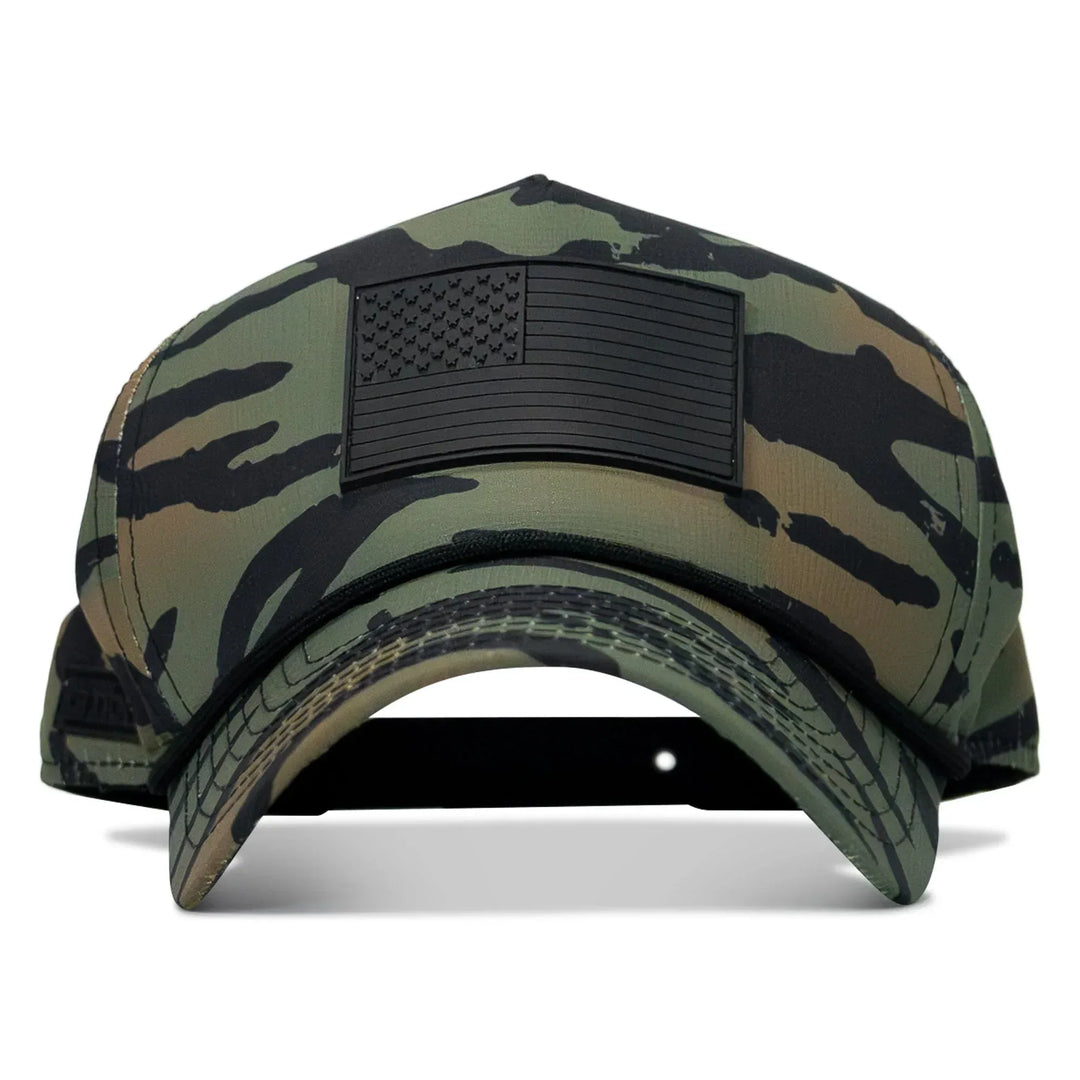 One Revolver Surfboards - American Flag PVC Patch Waterproof Weekender Snapback WEEKENDER MESH SNAPBACK