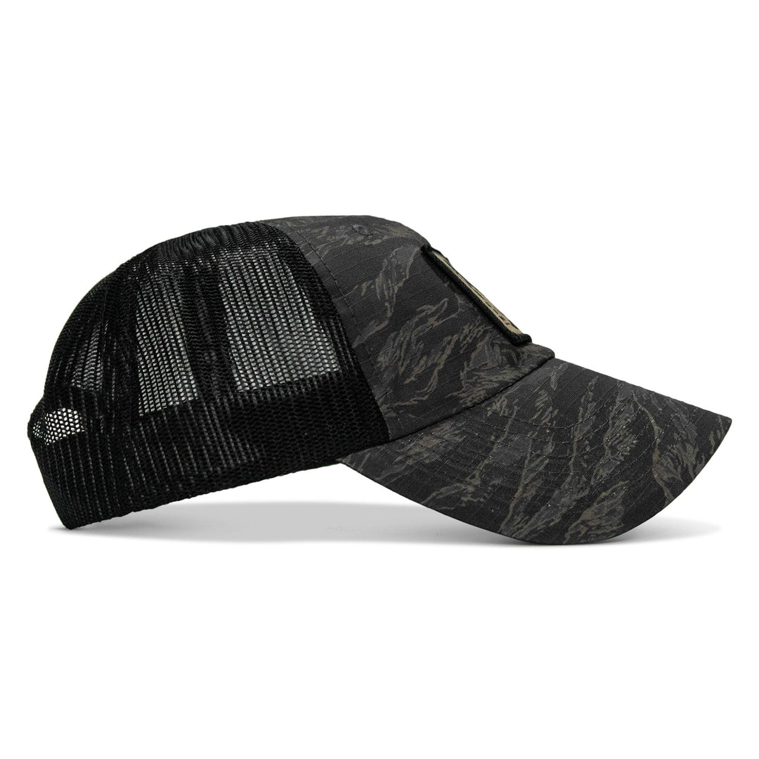 One Revolver Surfboards - Just Say When Patch. Tactical Ripstop Mesh Snapback Hat HEADWEAR