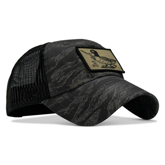 One Revolver Surfboards - Just Say When Patch. Tactical Ripstop Mesh Snapback Hat HEADWEAR
