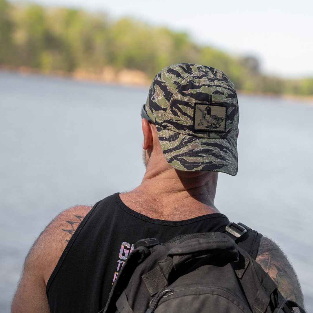 One Revolver Surfboards - Just Say When Patch. Tactical Ripstop Mesh Snapback Hat HEADWEAR
