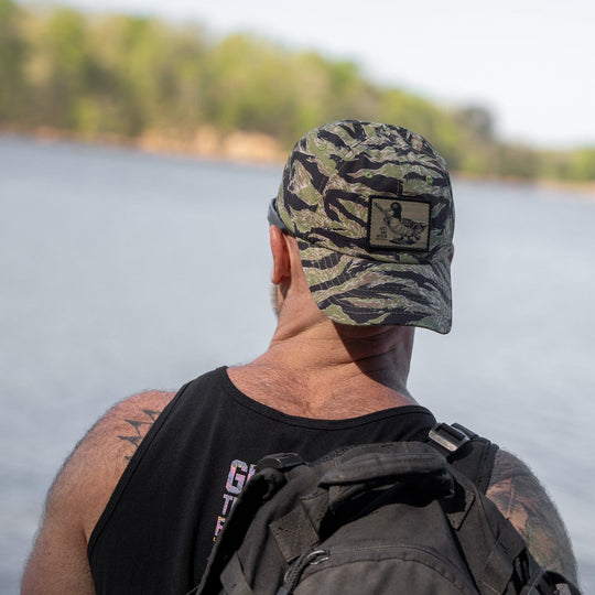 One Revolver Surfboards - Just Say When Patch. Tactical Ripstop Mesh Snapback Hat HEADWEAR
