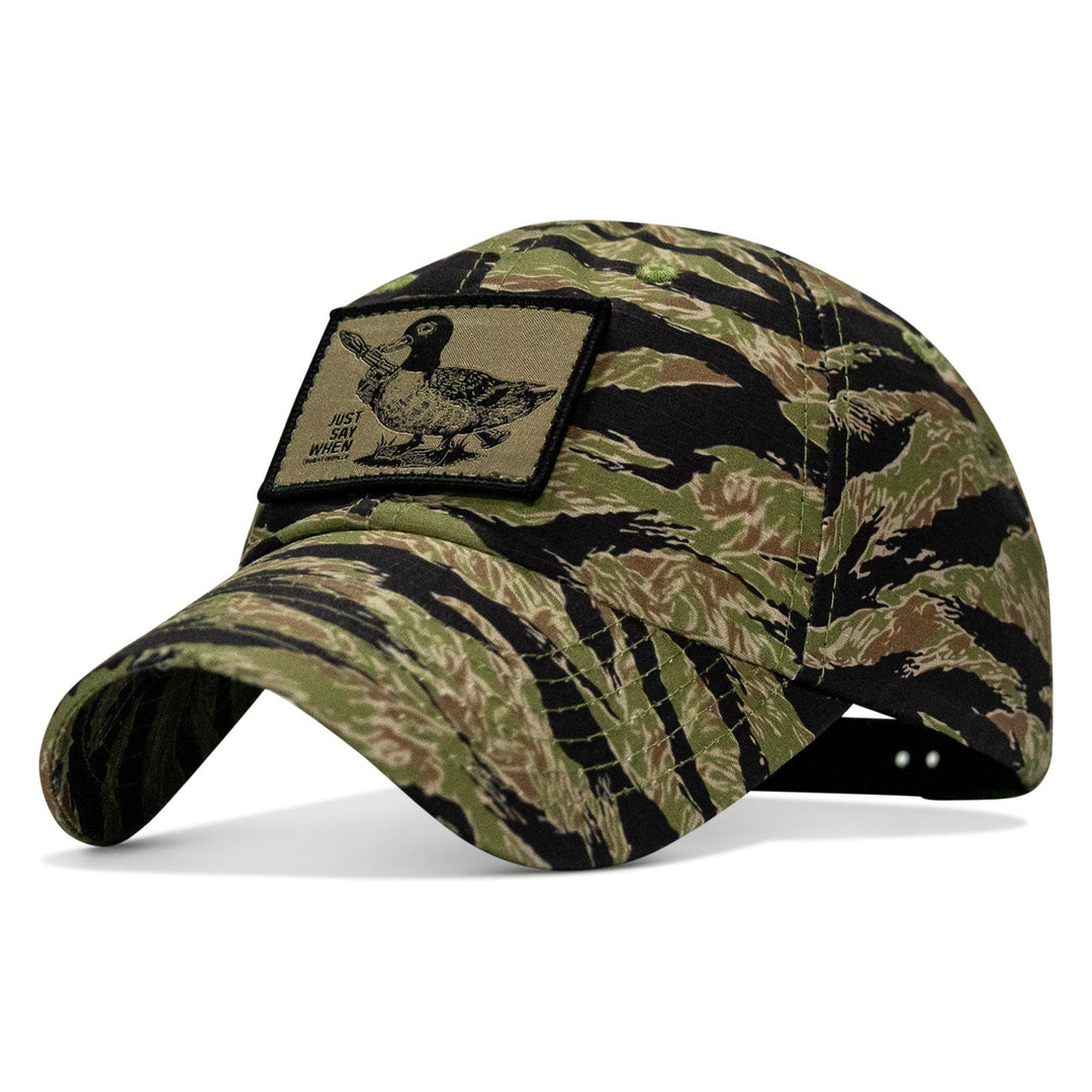 One Revolver Surfboards - Just Say When Patch. Tactical Ripstop Mesh Snapback Hat HEADWEAR