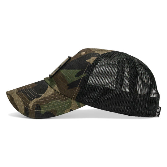 One Revolver Surfboards - Just Say When Patch. Tactical Ripstop Mesh Snapback Hat HEADWEAR