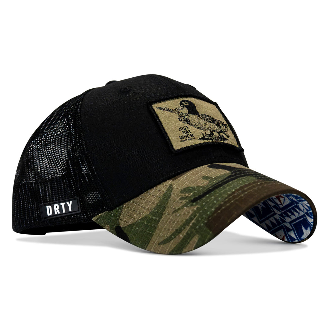 Just Say When Patch Original Ripstop Snapback Hat