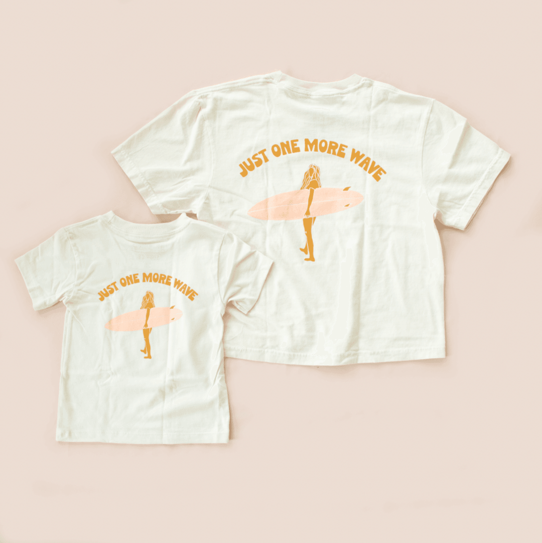 Just One More Wave KIDS Tee - One Revolver Surfboards