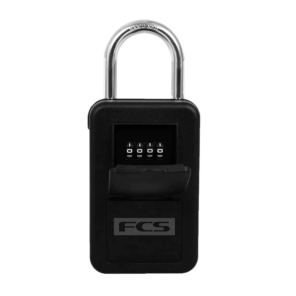 FCS KeylockFCS KEYLOCK
NEW Large Size Now Available
Safe and secure combination lock with proximity key blocker.
Overview
The FCS KeyLock is a weather-protected combination locOne Revolver SurfboardsOne Revolver SurfboardsFCS Keylock