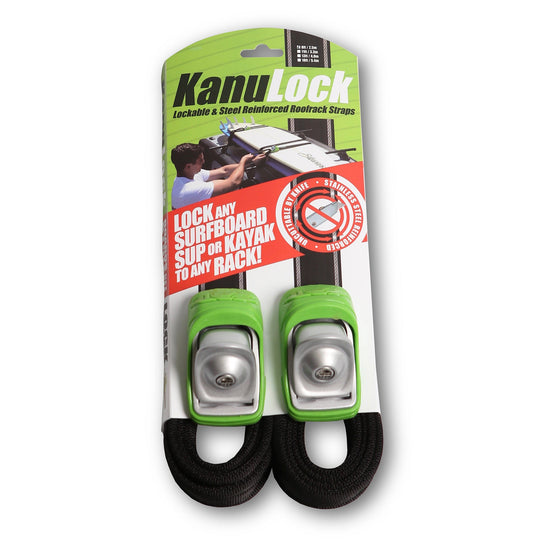 KanuLock 2.5m / 8FT Lockable Tie-Down Straps