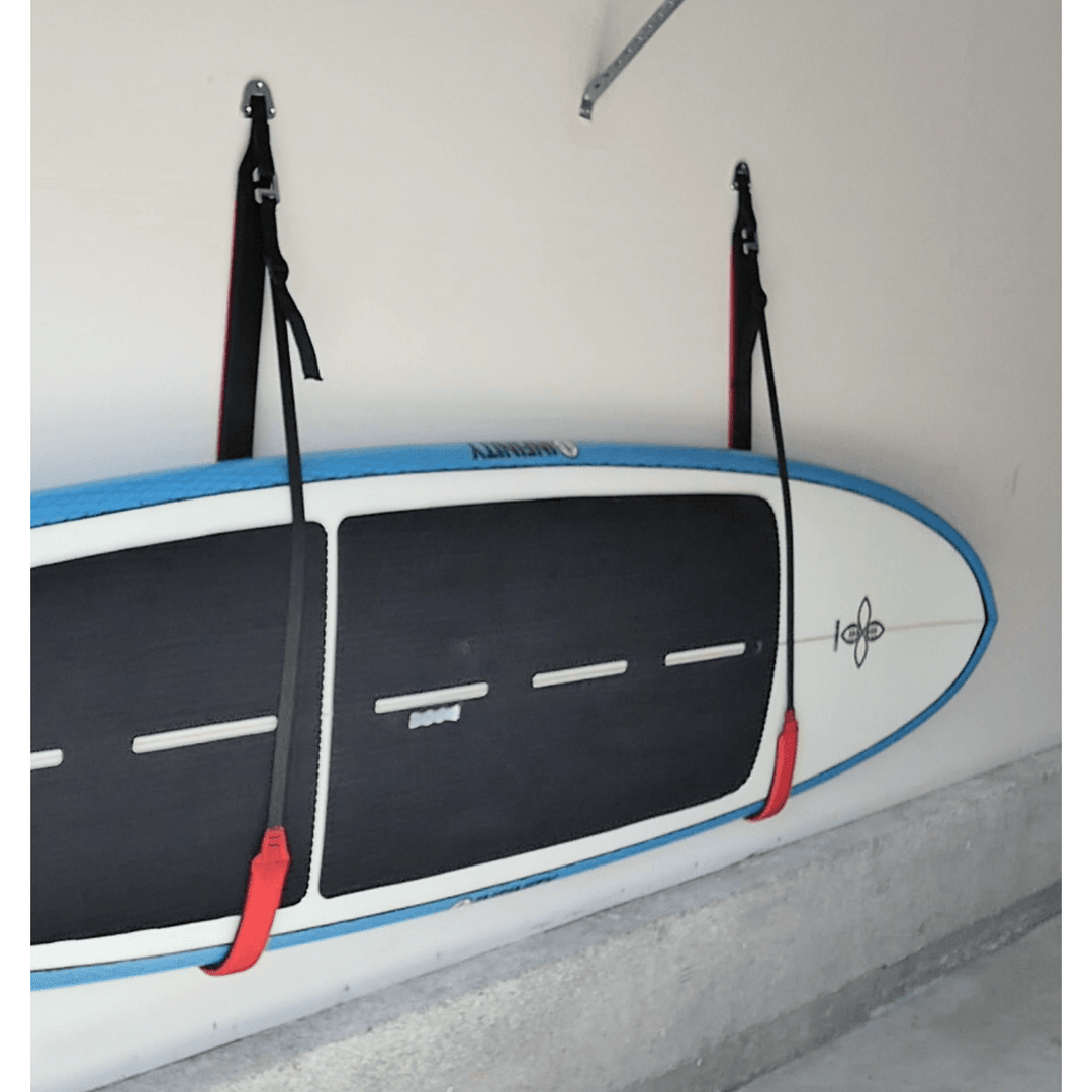 Kayak or Paddleboard Wall Storage Sling | Adjustable Wall Mount - One Revolver Surfboards
