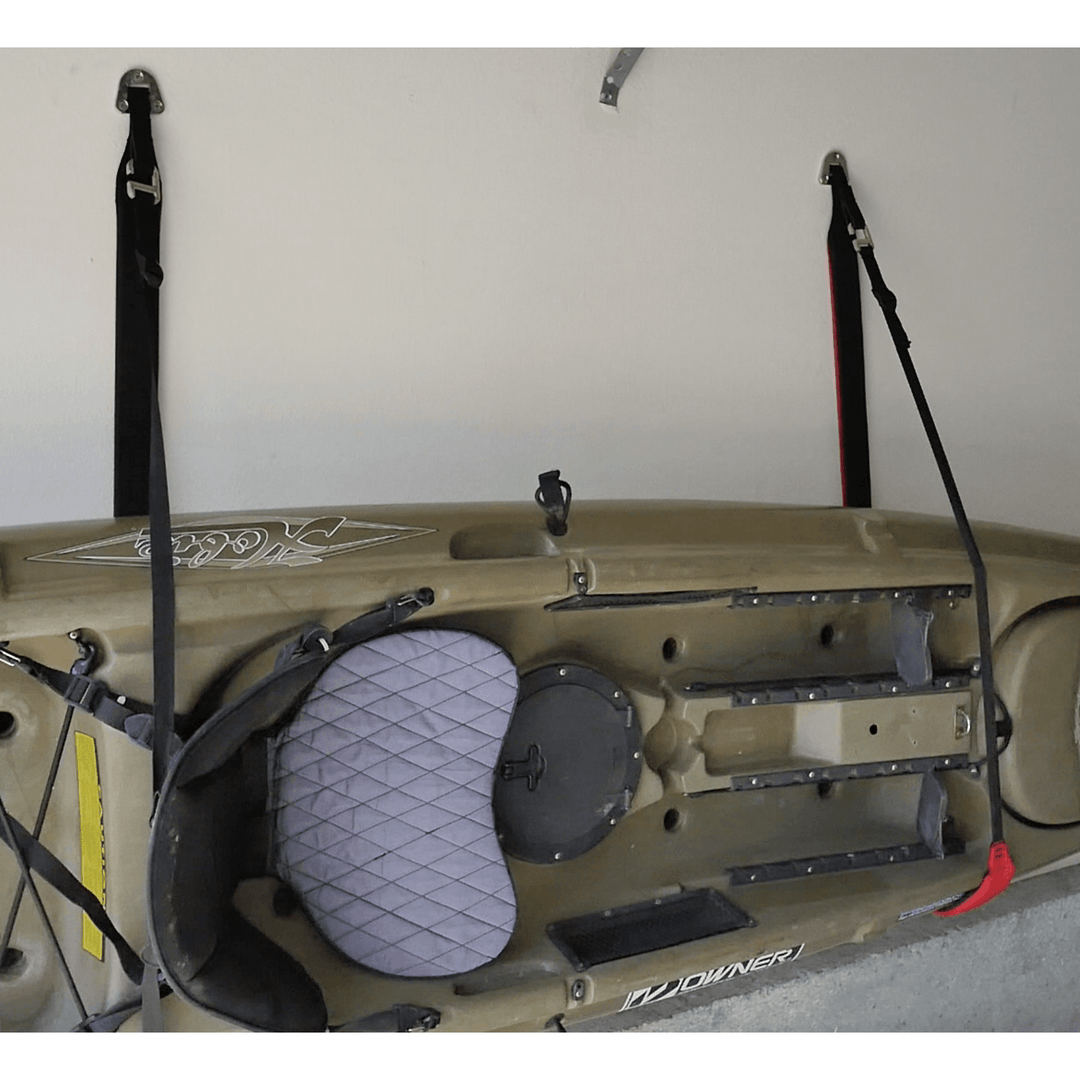 Kayak or Paddleboard Wall Storage Sling | Adjustable Wall Mount - One Revolver Surfboards