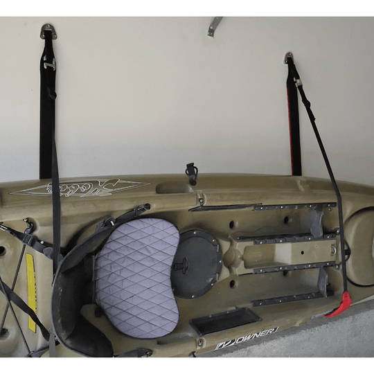 Kayak or Paddleboard Wall Storage Sling | Adjustable Wall Mount - One Revolver Surfboards