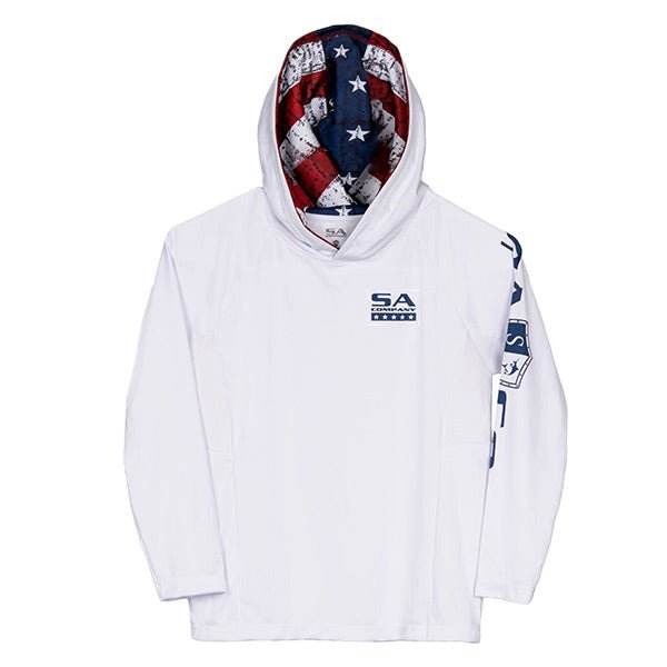 Kid's Hooded Performance Long Sleeve Shirt - One Revolver Surfboards