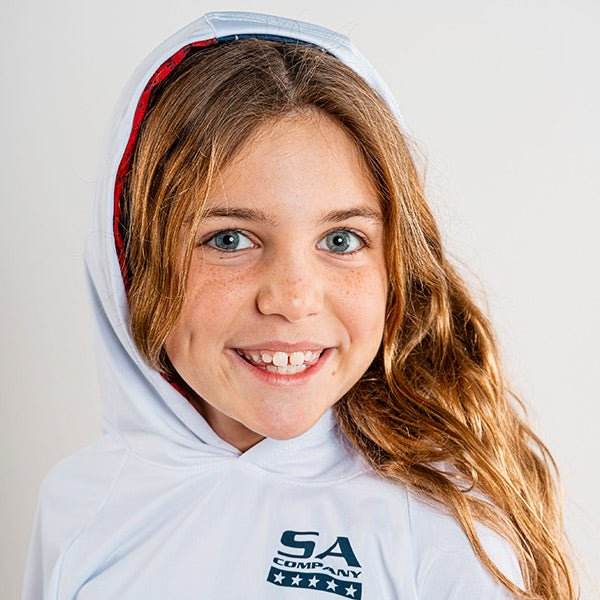 Kid's Hooded Performance Long Sleeve Shirt - One Revolver Surfboards