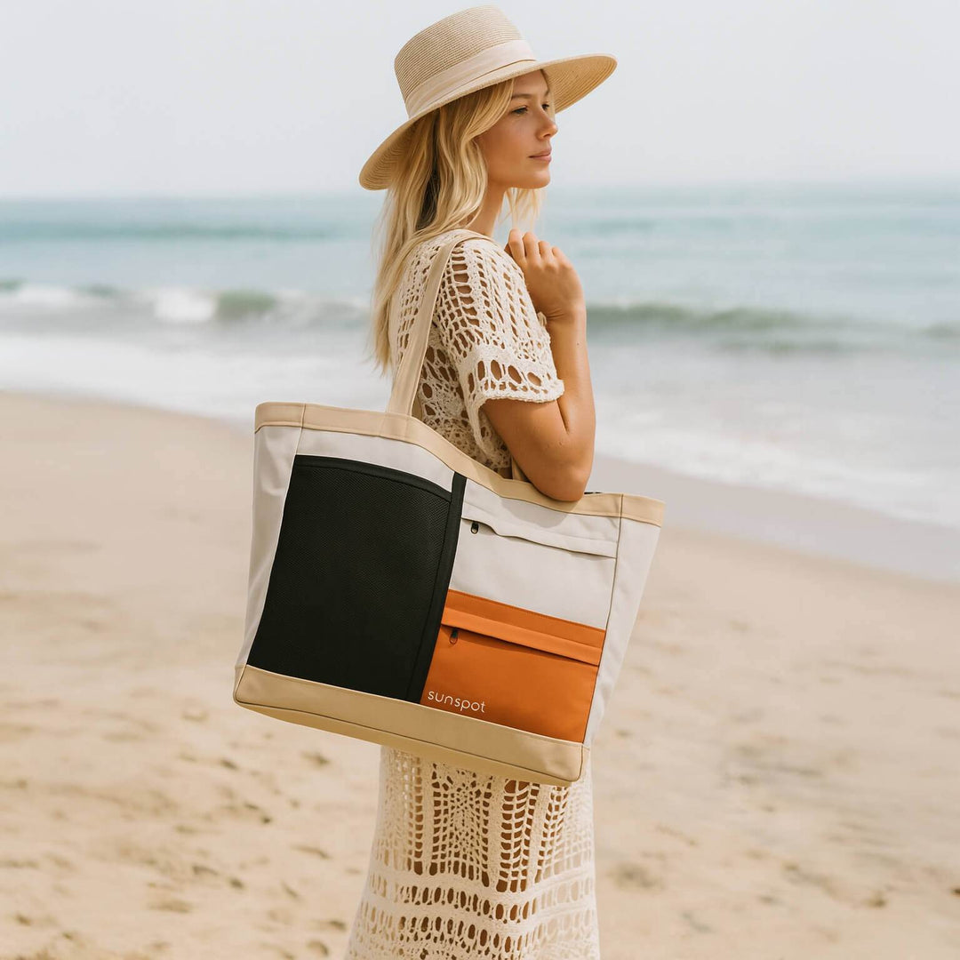 Premium Beach Tote with Pull-out Blanket - One Revolver Surfboards