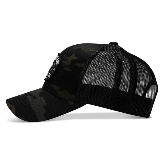 One Revolver Surfboards - Lift Violent Barbell Co Patch Snapback Hat HEADWEAR
