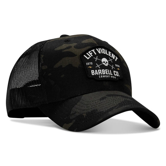 One Revolver Surfboards - Lift Violent Barbell Co Patch Snapback Hat HEADWEAR