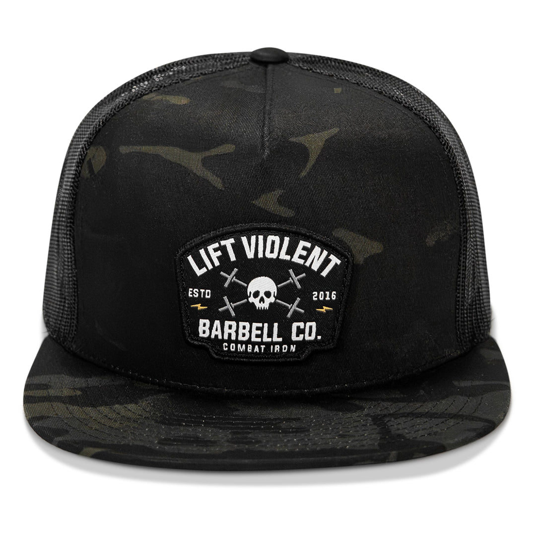 Lift Violent Barbell Co Patch Flatbill Snapback Hat