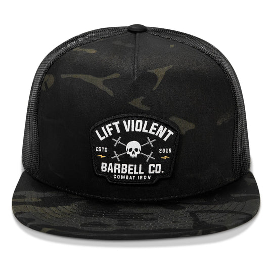 Lift Violent Barbell Co Patch Flatbill Snapback Hat