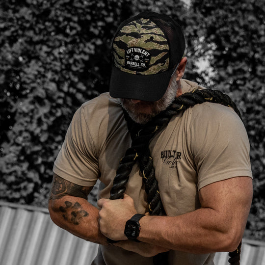 Lift Violent Barbell Co Patch Original Ripstop Snapback Hat