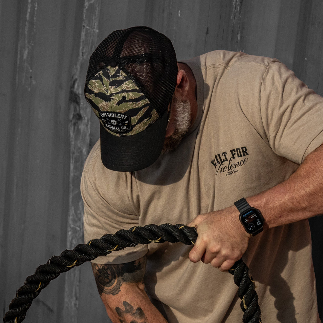 Lift Violent Barbell Co Patch Original Ripstop Snapback Hat