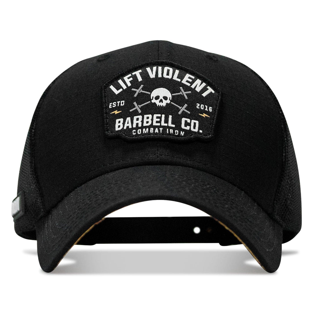 One Revolver Surfboards - Lift Violent Barbell Co Patch Original Ripstop Snapback Hat HEADWEAR