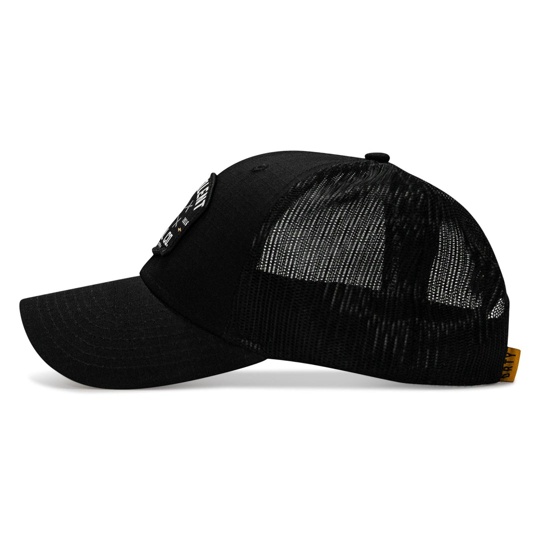 One Revolver Surfboards - Lift Violent Barbell Co Patch Original Ripstop Snapback Hat HEADWEAR