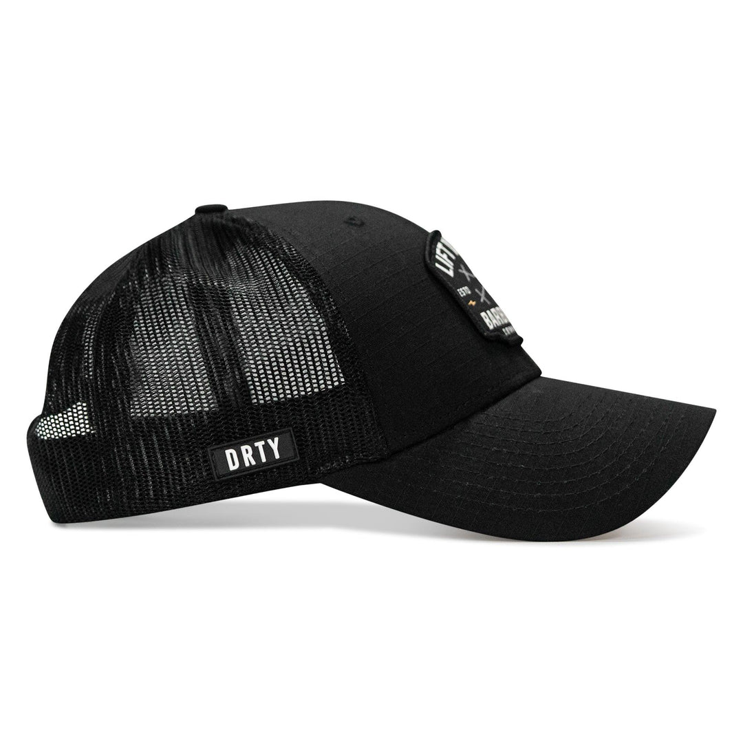One Revolver Surfboards - Lift Violent Barbell Co Patch Original Ripstop Snapback Hat HEADWEAR