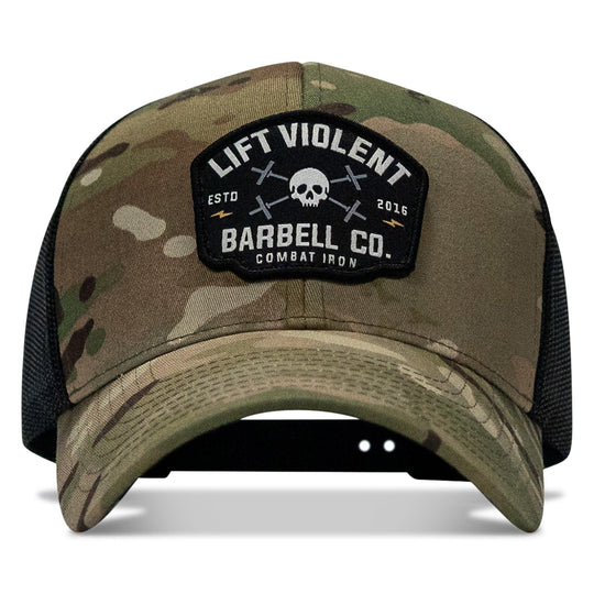 One Revolver Surfboards - Lift Violent Barbell Co Patch Snapback Hat HEADWEAR