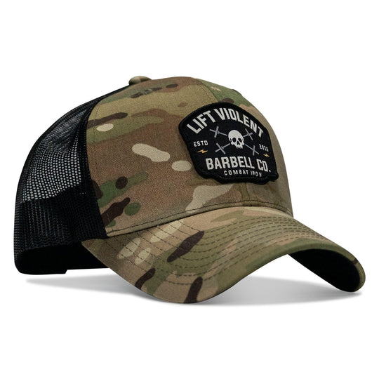 One Revolver Surfboards - Lift Violent Barbell Co Patch Snapback Hat HEADWEAR