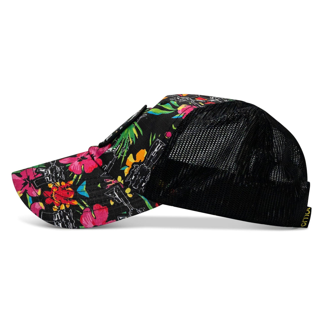 One Revolver Surfboards - Lift Violent Barbell Co Patch. Tactical Ripstop Mesh Snapback Hat HEADWEAR
