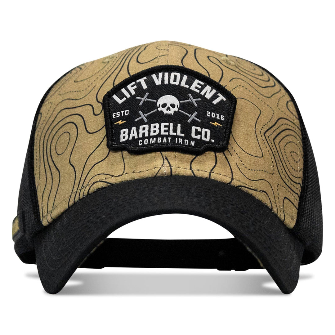 One Revolver Surfboards - Lift Violent Barbell Co Patch Original Ripstop Snapback Hat HEADWEAR