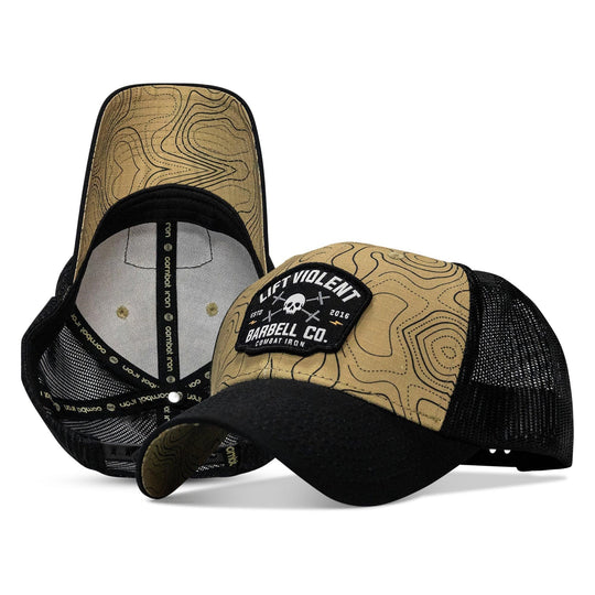 One Revolver Surfboards - Lift Violent Barbell Co Patch Original Ripstop Snapback Hat HEADWEAR