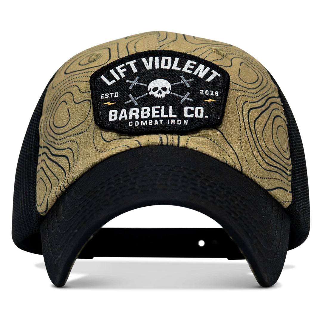 Lift Violent Barbell Co Patch. Tactical Ripstop Mesh Snapback Hat
