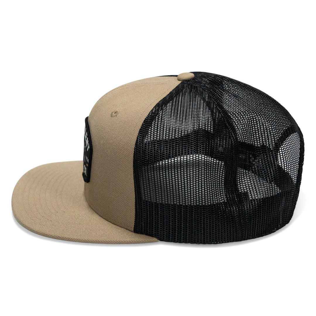 One Revolver Surfboards - Lift Violent Barbell Co Patch Flatbill Snapback Hat HEADWEAR