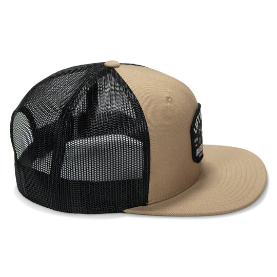 One Revolver Surfboards - Lift Violent Barbell Co Patch Flatbill Snapback Hat HEADWEAR