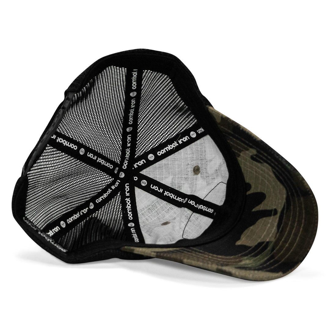 One Revolver Surfboards - Lift Violent Barbell Co Patch. Tactical Ripstop Mesh Snapback Hat HEADWEAR