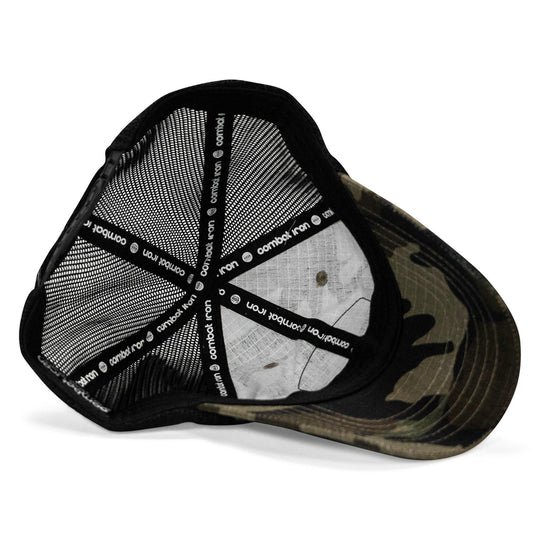 One Revolver Surfboards - Lift Violent Barbell Co Patch. Tactical Ripstop Mesh Snapback Hat HEADWEAR