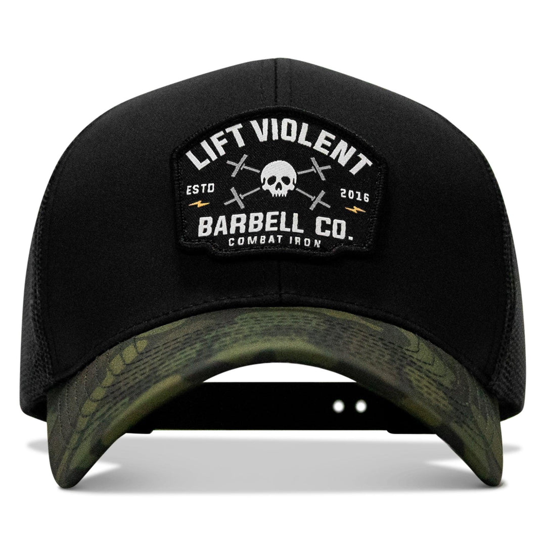 One Revolver Surfboards - Lift Violent Barbell Co Patch Snapback Hat HEADWEAR