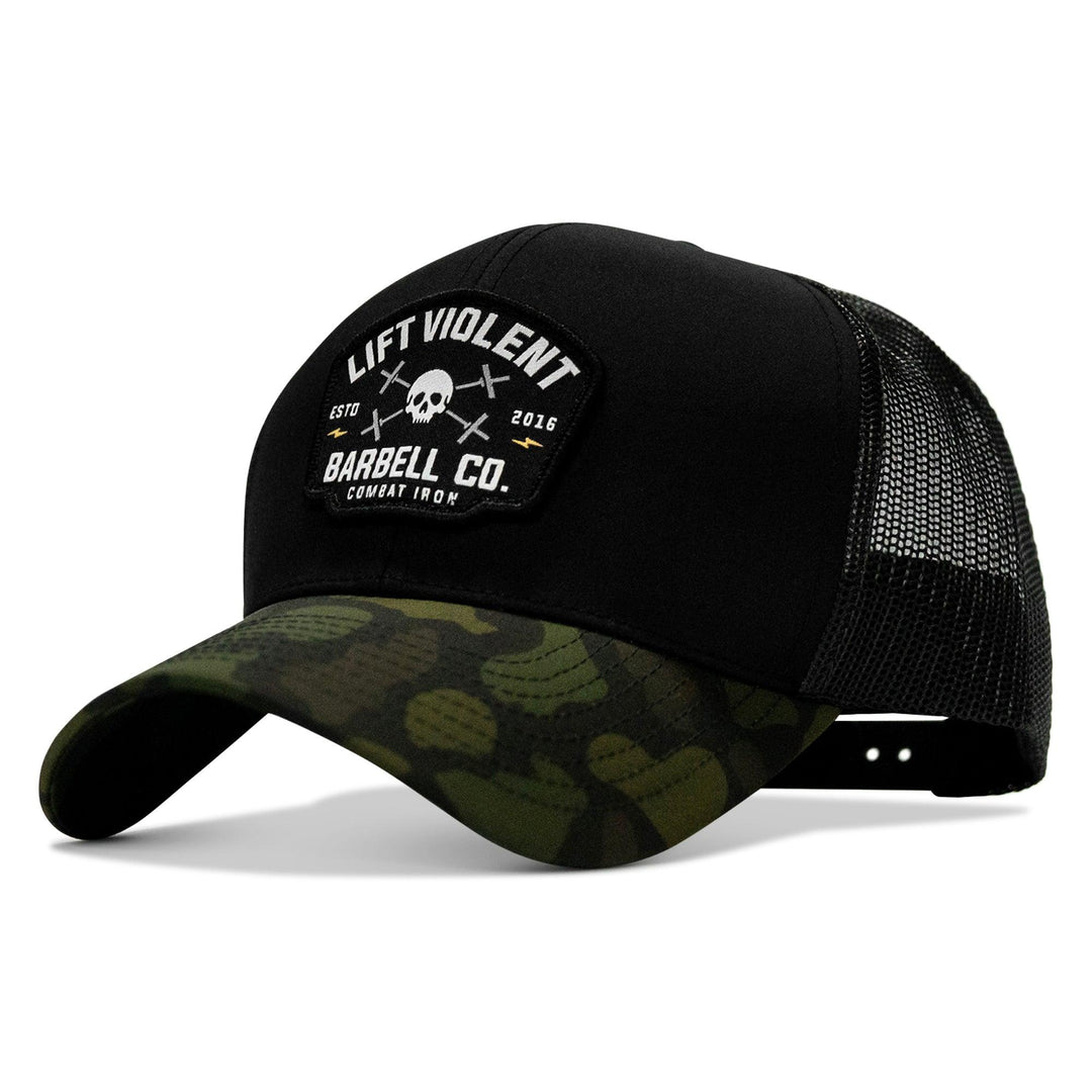 One Revolver Surfboards - Lift Violent Barbell Co Patch Snapback Hat HEADWEAR