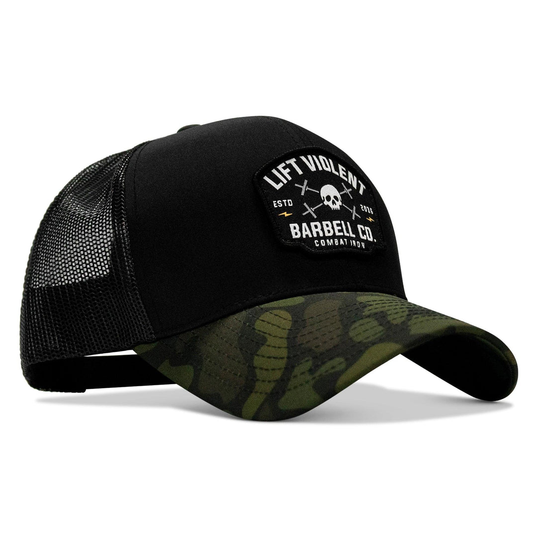 One Revolver Surfboards - Lift Violent Barbell Co Patch Snapback Hat HEADWEAR