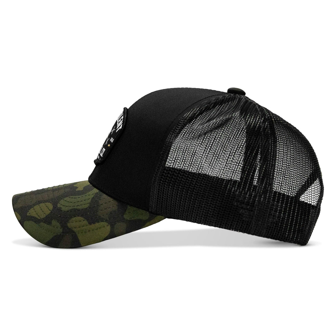 One Revolver Surfboards - Lift Violent Barbell Co Patch Snapback Hat HEADWEAR