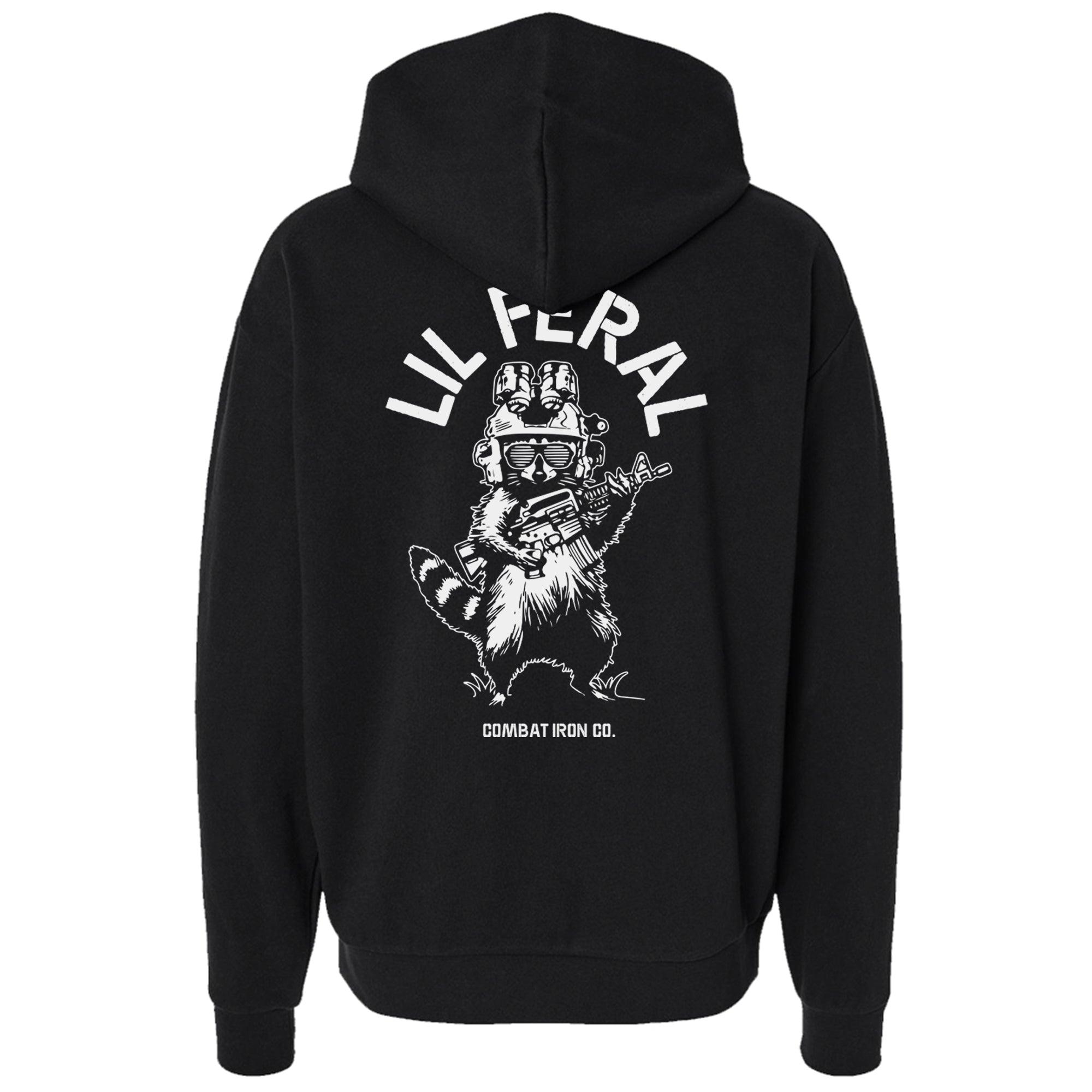 One Revolver Surfboards - Lil Feral Raccoon Men's Hoodie GRAPHIC HOODIE