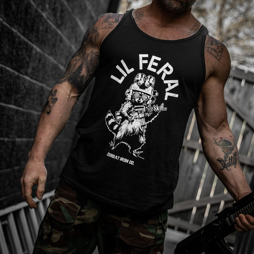 One Revolver Surfboards - Lil Feral Raccoon Men's Tank MEN'S TANK TOP
