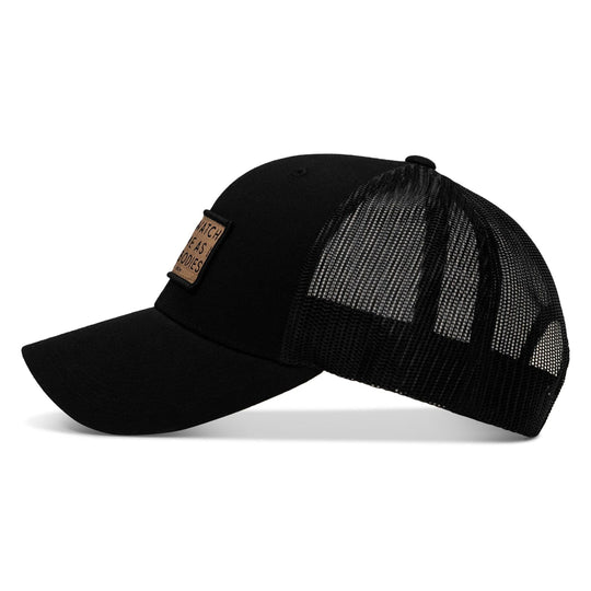 One Revolver Surfboards - Lord Watch Over Me As I Stack Bodies Tan Patch Snapback Hat HEADWEAR