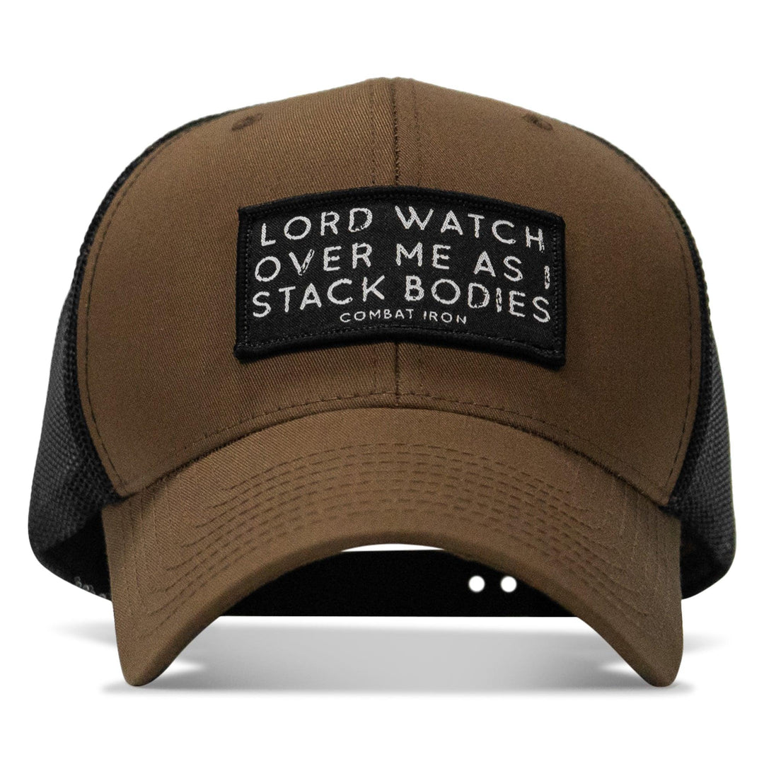 One Revolver Surfboards - Lord Watch Over Me As I Stack Bodies Patch Snapback Hat HEADWEAR