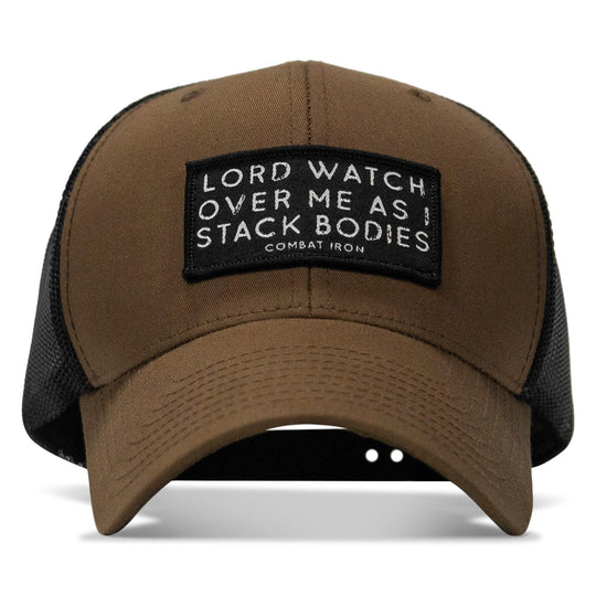 One Revolver Surfboards - Lord Watch Over Me As I Stack Bodies Patch Snapback Hat HEADWEAR