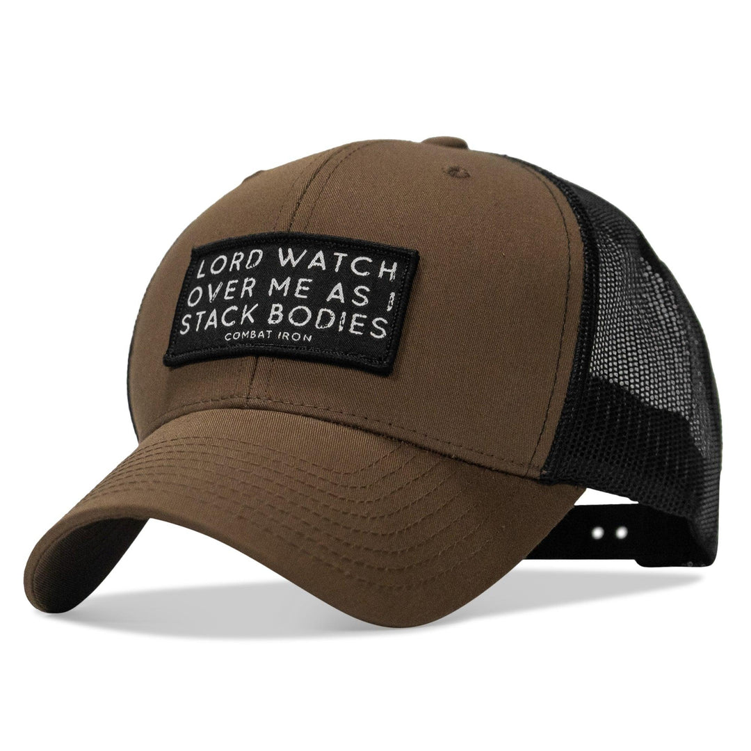 One Revolver Surfboards - Lord Watch Over Me As I Stack Bodies Patch Snapback Hat HEADWEAR
